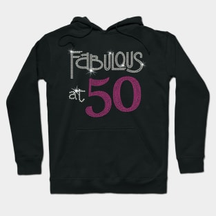 Ladies Fabulous 50 Years Old 50th Birthday Hoodie